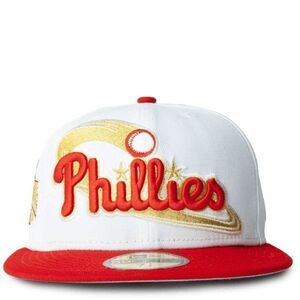 New Era Philadelphia Phillies 59FIFTY Fitted Cap Hat Size 7 5/8